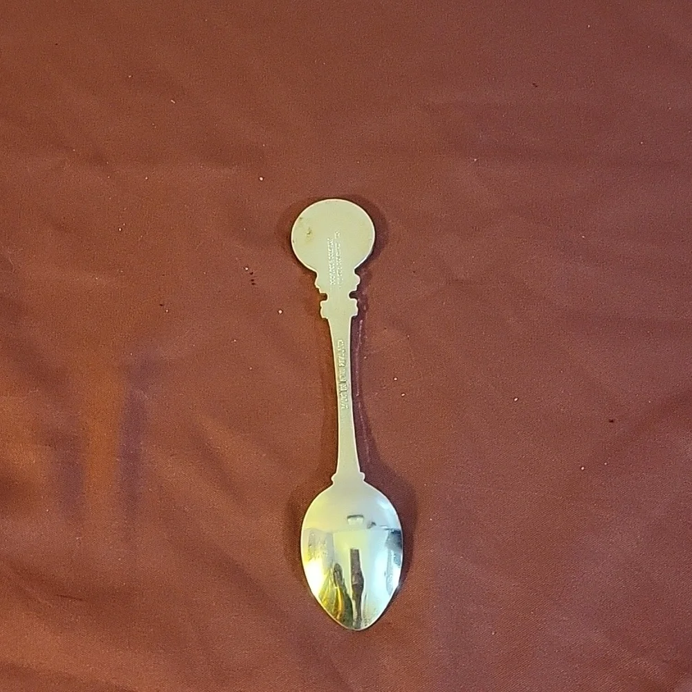 Vintage 1995 Coca Cola Collectible Metal Spoon Made in New Zealand,Silver Plated